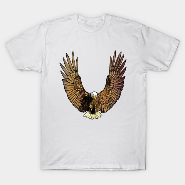 The Eagle T-Shirt by AlcantaraArt